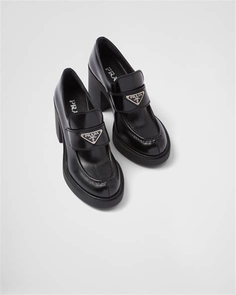 prada heeled loafer.